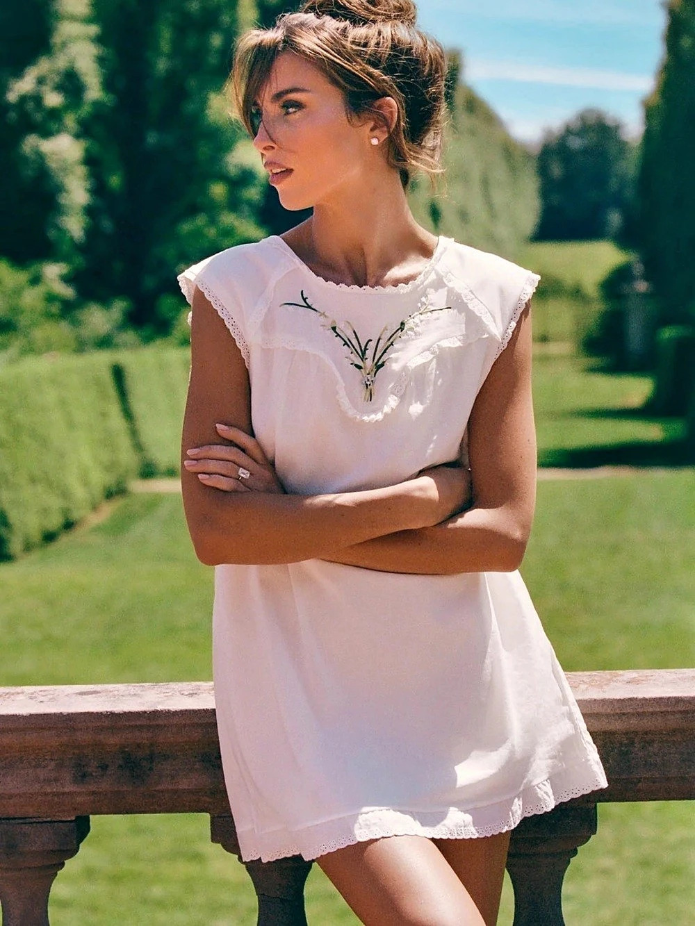 NWT Dairy Boy “FOREVER BABYDOLL DRESS” in WHITE ☁️ Lily of the Valley collection